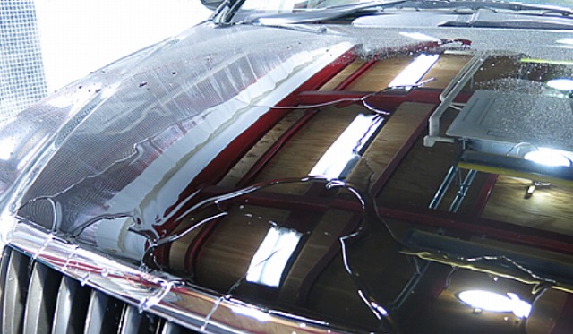 車体に艶が生まれる