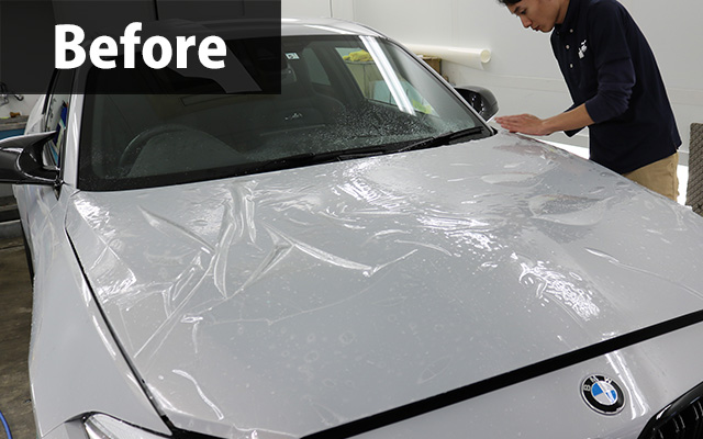 プロテクションフィルムの施工事例 A - ガラスコーティング剤通販ブログ プロテクションフィルムの施工事例 A