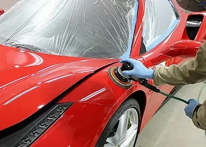 セラミックプロ9H-CeramicPro9H 塗布前の研磨作業