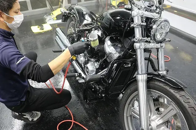 バイク コーティング施工 - ガラスコーティング剤通販ブログ バイク コーティング施工