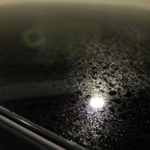 フロントガラスの油膜やウロコ・シミの様子