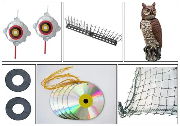 鳥のフン対策　鳥よけグッズ