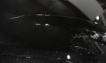 ガラスコーティングの親水性タイプの様子