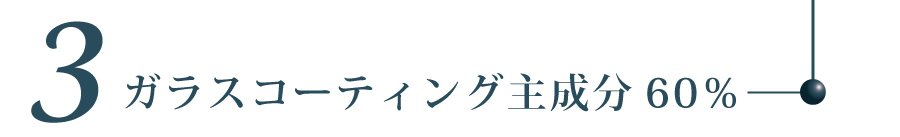 ガラスコーティング主成分60%