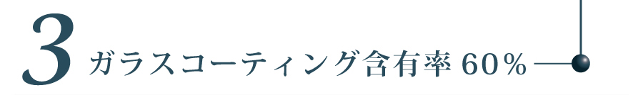 ガラスコーティング含有率35%