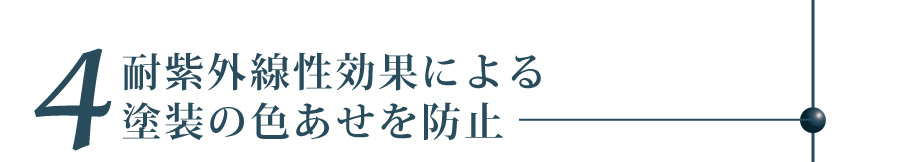 小雨時は塗装面に馴染むように水が弾きます