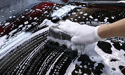 洗車作業